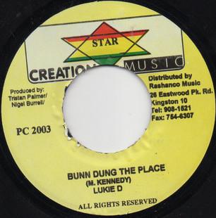 7inch Record LUKIE D - Bunn Dung The Place NONE Creation Star M 2003 Jamaica Reggae, Ska & Dub Used
7inch Record LUKIE D - Bunn Dung The Place NONE Creation Star M 2003 Jamaica Reggae, Ska & Dub Used