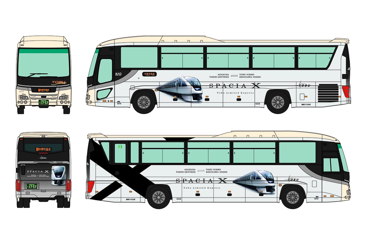 The Bus Collection Bus Collection Tobu Bus Nikko Tobu Express Spacia X Wrapping Bus Diorama Supplies
The Bus Collection Bus Collection Tobu Bus Nikko Tobu Express Spacia X Wrapping Bus Diorama Supplies