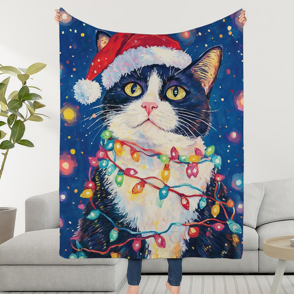 Blanket Throw Super Strip Cosy Plush Christmas Light Living Room Sofa Cat Couch Childish Birthday Gifts 30x40in
Blanket Throw Super Strip Cosy Plush Christmas Light Living Room Sofa Cat Couch Childish Birthday Gifts 30x40in