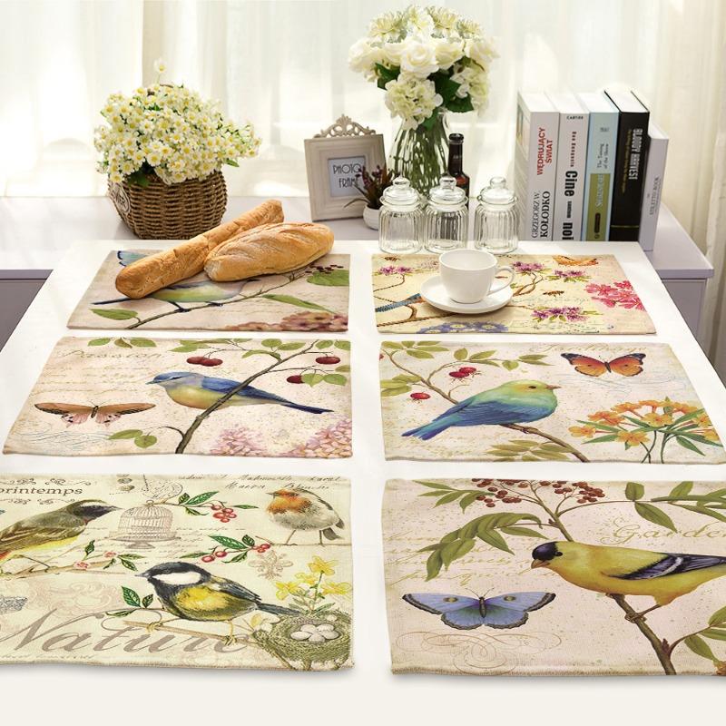 Fashionable Nordic Pastoral Style Digital Printing Linen Insulation Western Table Mat Oil Resistant and Easy To Clean Table Mat 42X32CM
Fashionable Nordic Pastoral Style Digital Printing Linen Insulation Western Table Mat Oil Resistant and Easy To Clean Table Mat 42X32CM