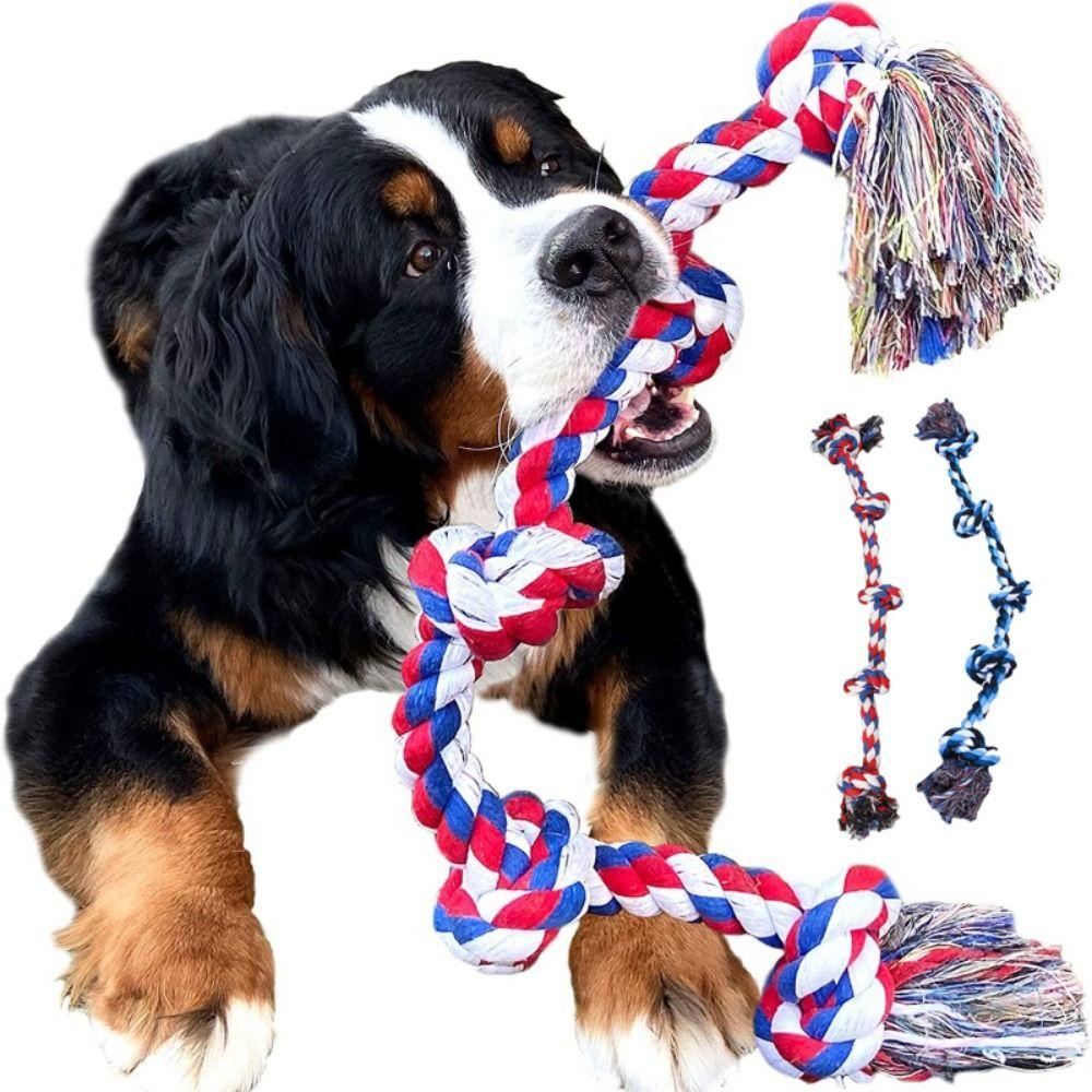 Tough Tug of War Dog Toys Heavy Duty Pet Chew Toys New Dog Rope Toys For Aggressive Chewers червоний
Tough Tug of War Dog Toys Heavy Duty Pet Chew Toys New Dog Rope Toys For Aggressive Chewers червоний