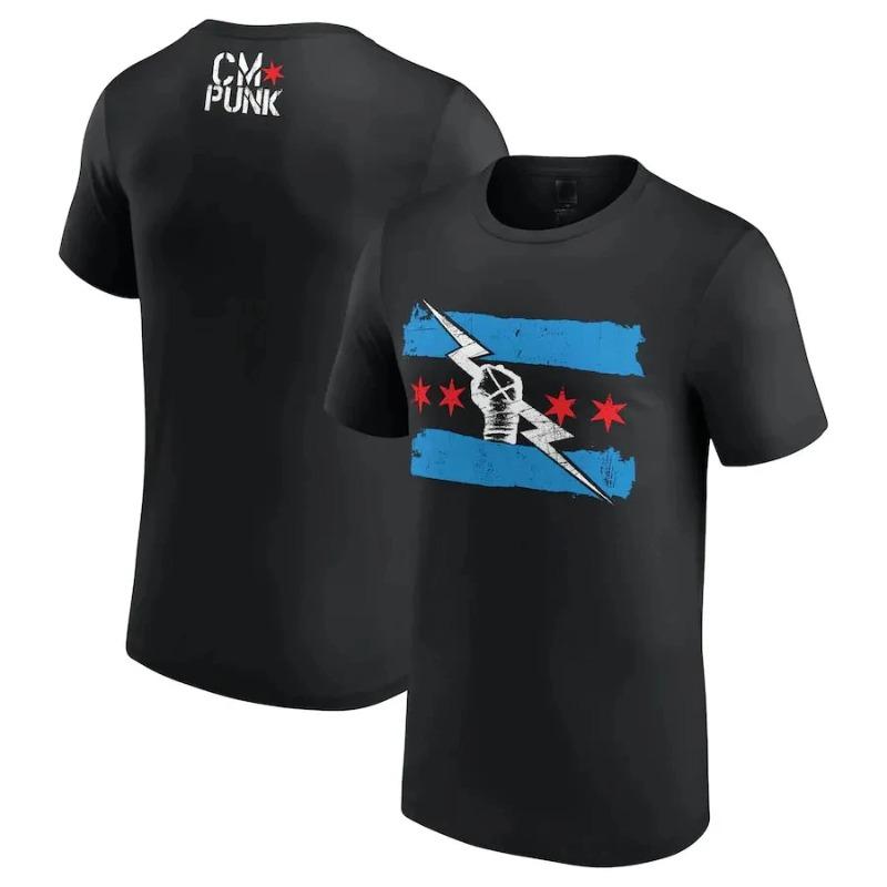 2025 Summer New Men s T Shirts 3D Printed Short Sleeve Wrestler Cm Punk Round Neck T-shirt Street Sports Casual Oversized Tops 4XL
2025 Summer New Men s T Shirts 3D Printed Short Sleeve Wrestler Cm Punk Round Neck T-shirt Street Sports Casual Oversized Tops 4XL