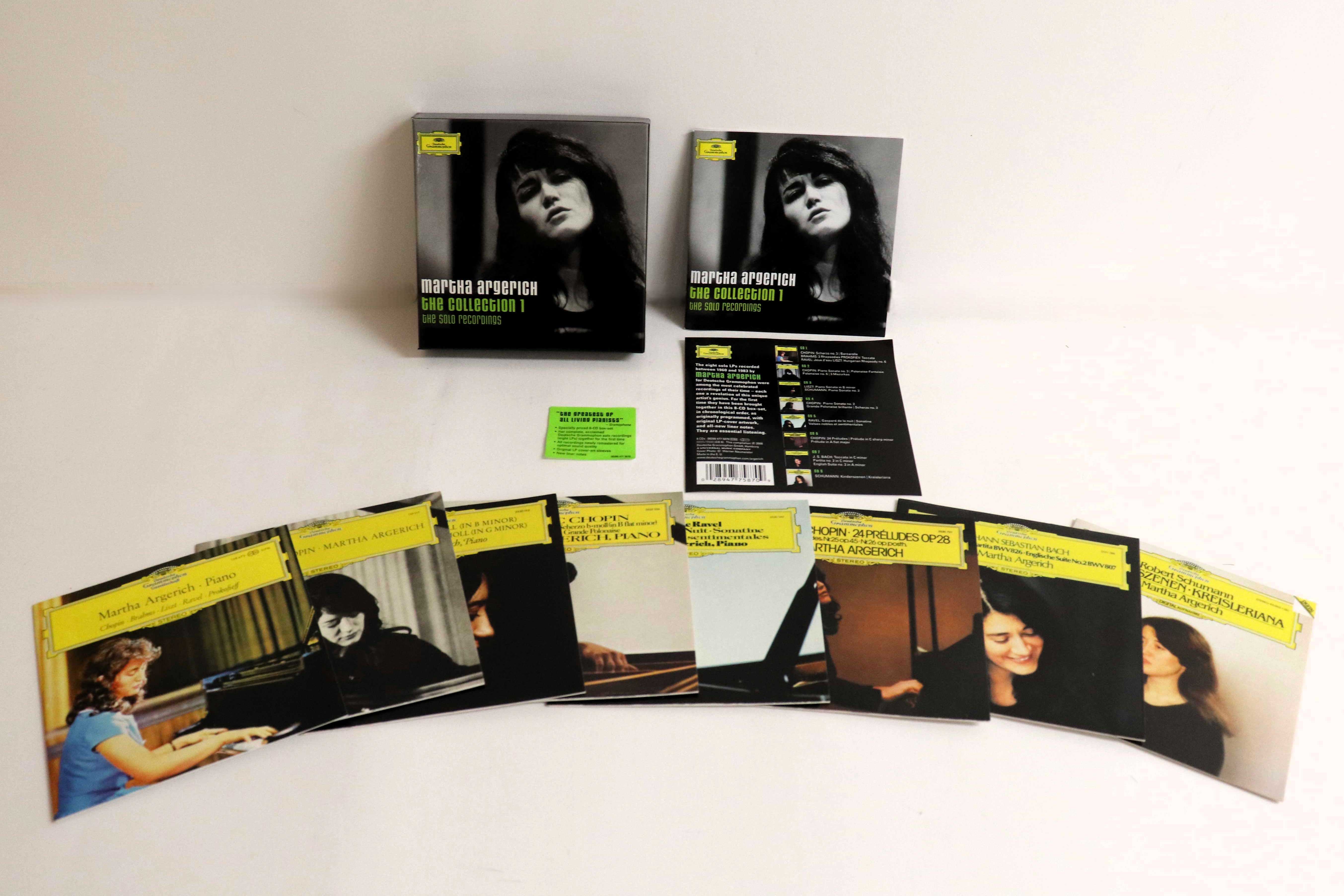 CD MARTHA ARGERICH - Collection 1 The Solo Recordings 4775870 DEUTSCHE GRAMMO 2008 Europe Classical Used
CD MARTHA ARGERICH - Collection 1 The Solo Recordings 4775870 DEUTSCHE GRAMMO 2008 Europe Classical Used