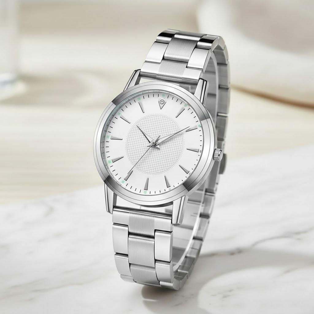 Couples Luminous Quartz Watches Steel Band Matching Timepieces for Men and Women Gift Fashionable Design
Couples Luminous Quartz Watches Steel Band Matching Timepieces for Men and Women Gift Fashionable Design