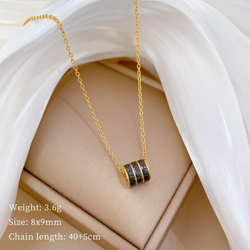 Black Small Waist Temperament Personality Minimalist Wind Stove Real Gold Female Collarbone Necklace
Black Small Waist Temperament Personality Minimalist Wind Stove Real Gold Female Collarbone Necklace