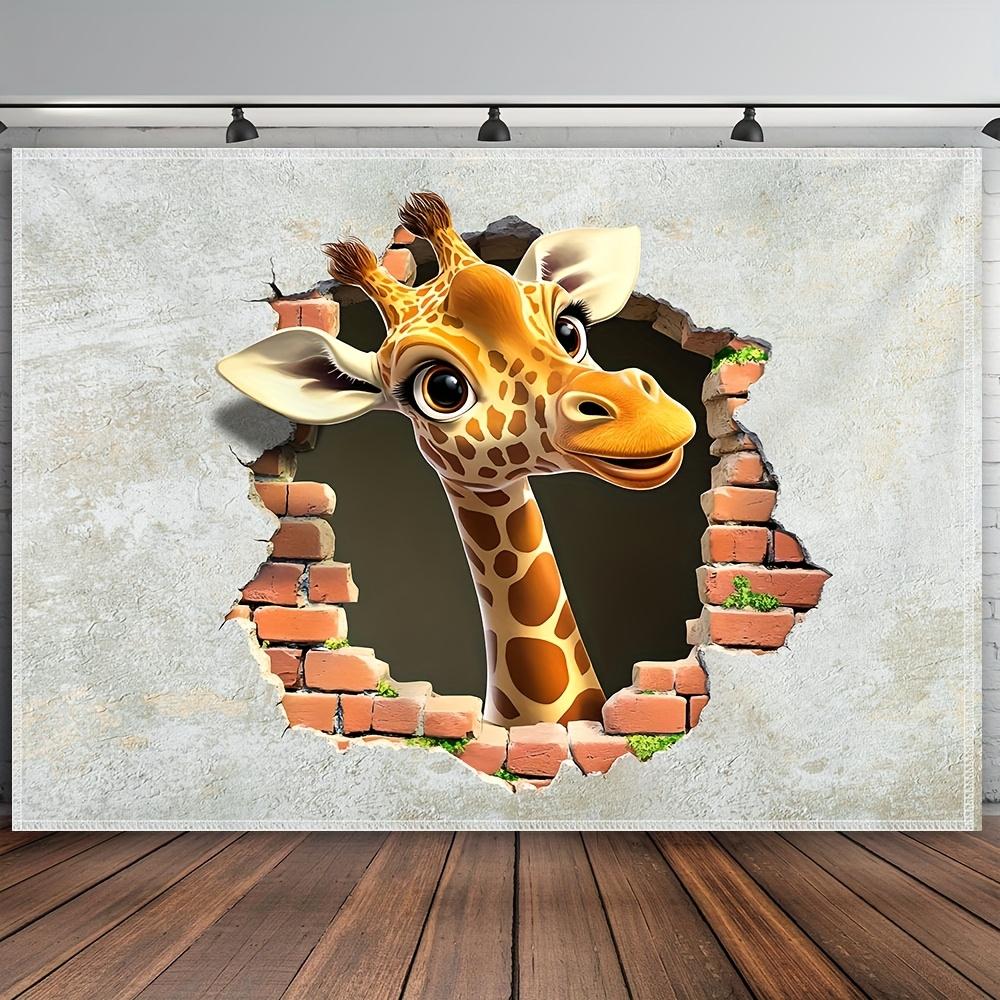 1pc Extra Large Size Cute Giraffe Breakthrough Wall Tapestry Birthday Gift Party Decoration Live Broadcast Background Cloth 74x94cm(29x37in)
1pc Extra Large Size Cute Giraffe Breakthrough Wall Tapestry Birthday Gift Party Decoration Live Broadcast Background Cloth 74x94cm(29x37in)