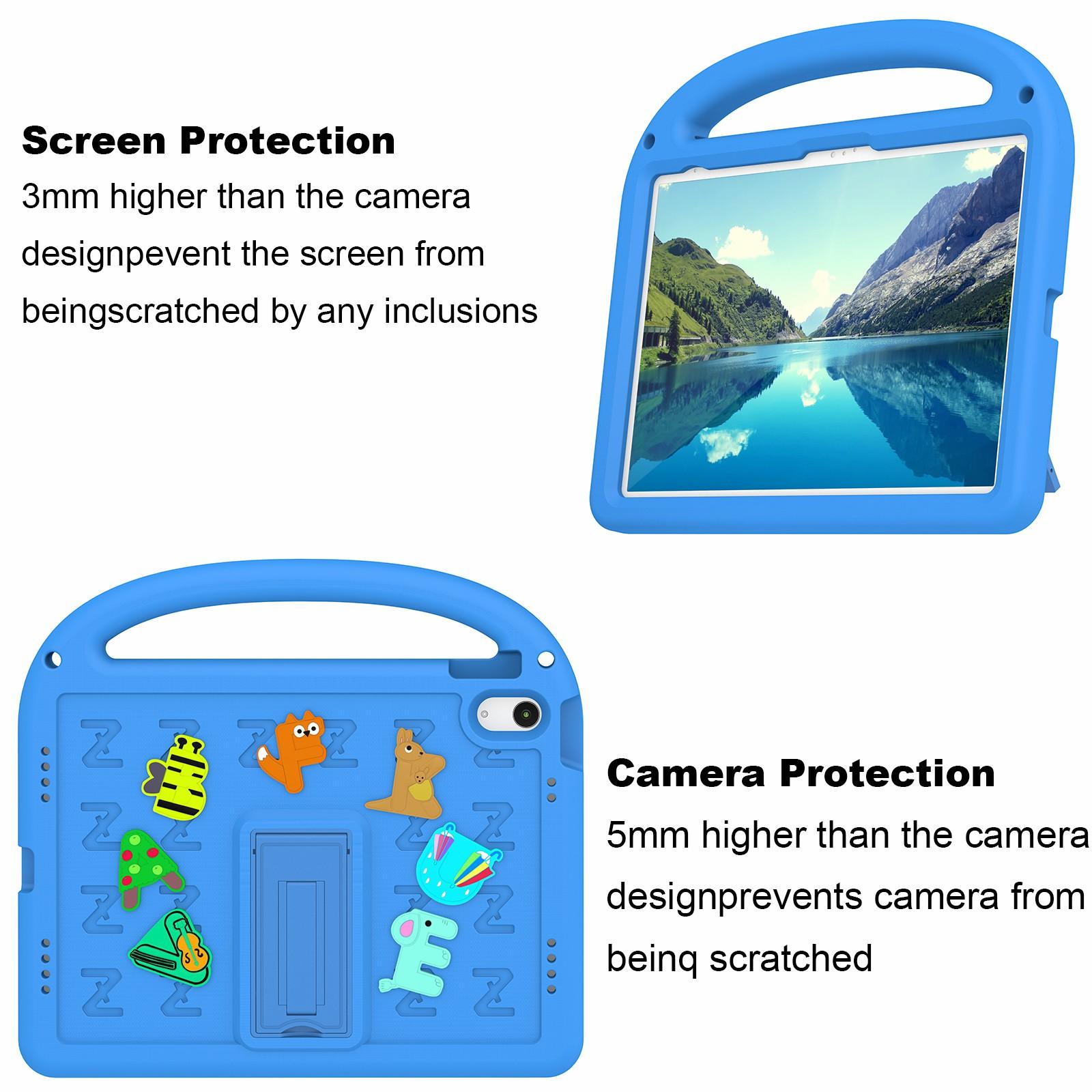 For iPad (2025)/10.9 (2022) Case with Strap EVA+PC Kickstand Tablet Cover Cartoon Design Green
For iPad (2025)/10.9 (2022) Case with Strap EVA+PC Kickstand Tablet Cover Cartoon Design Green