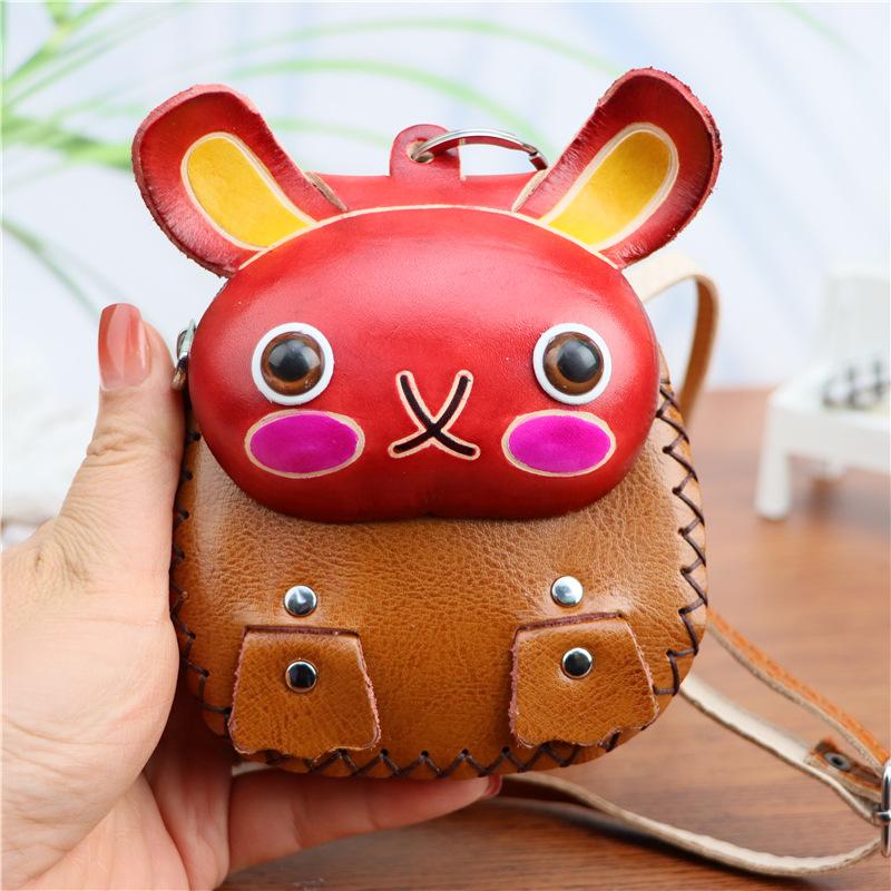 Cowhide Creative Bunny Change Bag, Car Key Bag, Zodiac Small Backpack, Shoulder Messenger Bag, Small Gift.
Cowhide Creative Bunny Change Bag, Car Key Bag, Zodiac Small Backpack, Shoulder Messenger Bag, Small Gift.