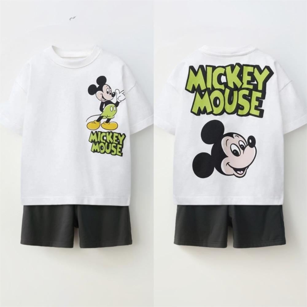 Summer T-shirt, black shorts, casual short sleeved set, children s fashion set 140
Summer T-shirt, black shorts, casual short sleeved set, children s fashion set 140