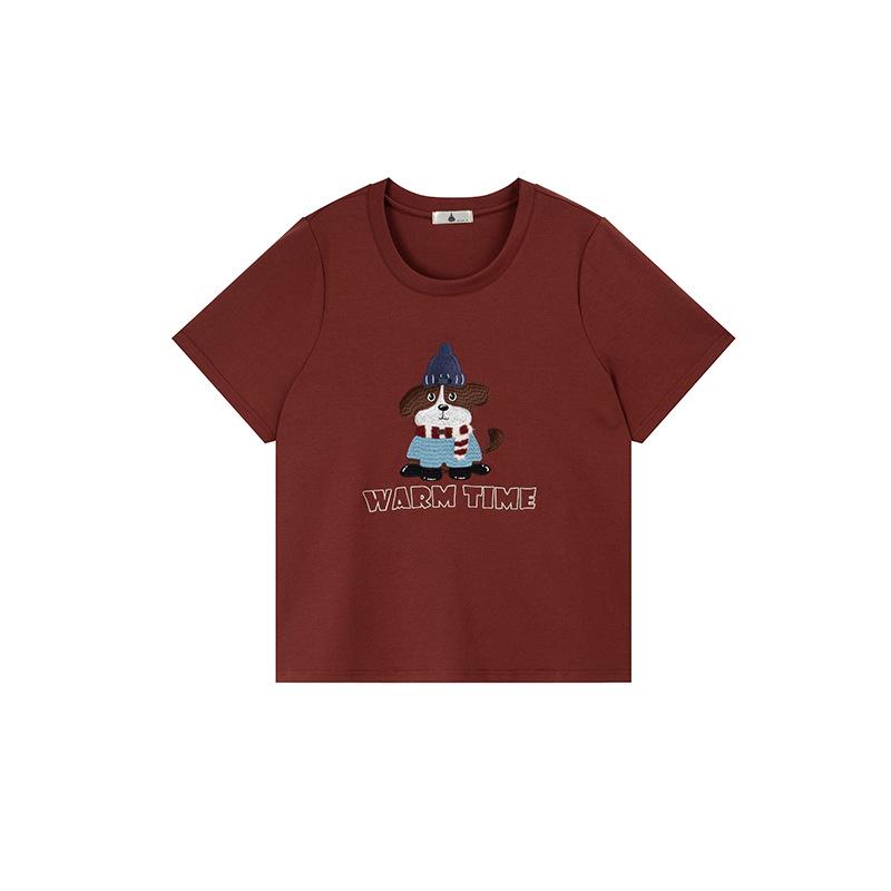 Shuang Tian New Plus Size Women s Embroidered Cartoon Short Sleeve Round Neck T-Shirt, Spring Style - W-278 XL вино красного
Shuang Tian New Plus Size Women s Embroidered Cartoon Short Sleeve Round Neck T-Shirt, Spring Style - W-278 XL вино красного