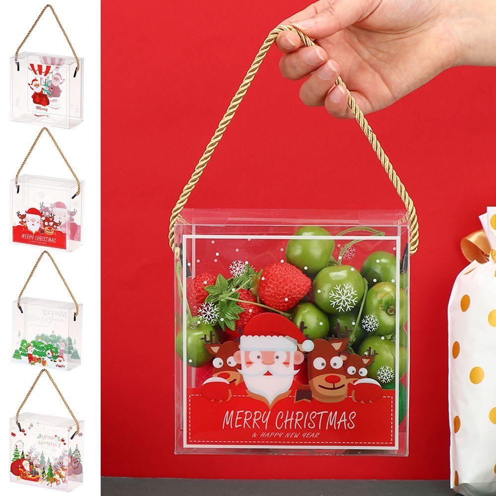 5 шт. для конфет, рождественская прозрачная подарочная коробка, упаковочная коробка, подарочный пакет из ПВХ
5 шт. для конфет, рождественская прозрачная подарочная коробка, упаковочная коробка, подарочный пакет из ПВХ