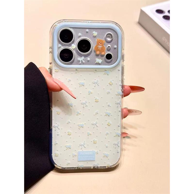 Fresh Blue Floral Bear & Clover Stand Case Compatible with iPhone 17 Pro Max & Apple 16, Double-Layer Protection. iPhone 15
Fresh Blue Floral Bear & Clover Stand Case Compatible with iPhone 17 Pro Max & Apple 16, Double-Layer Protection. iPhone 15