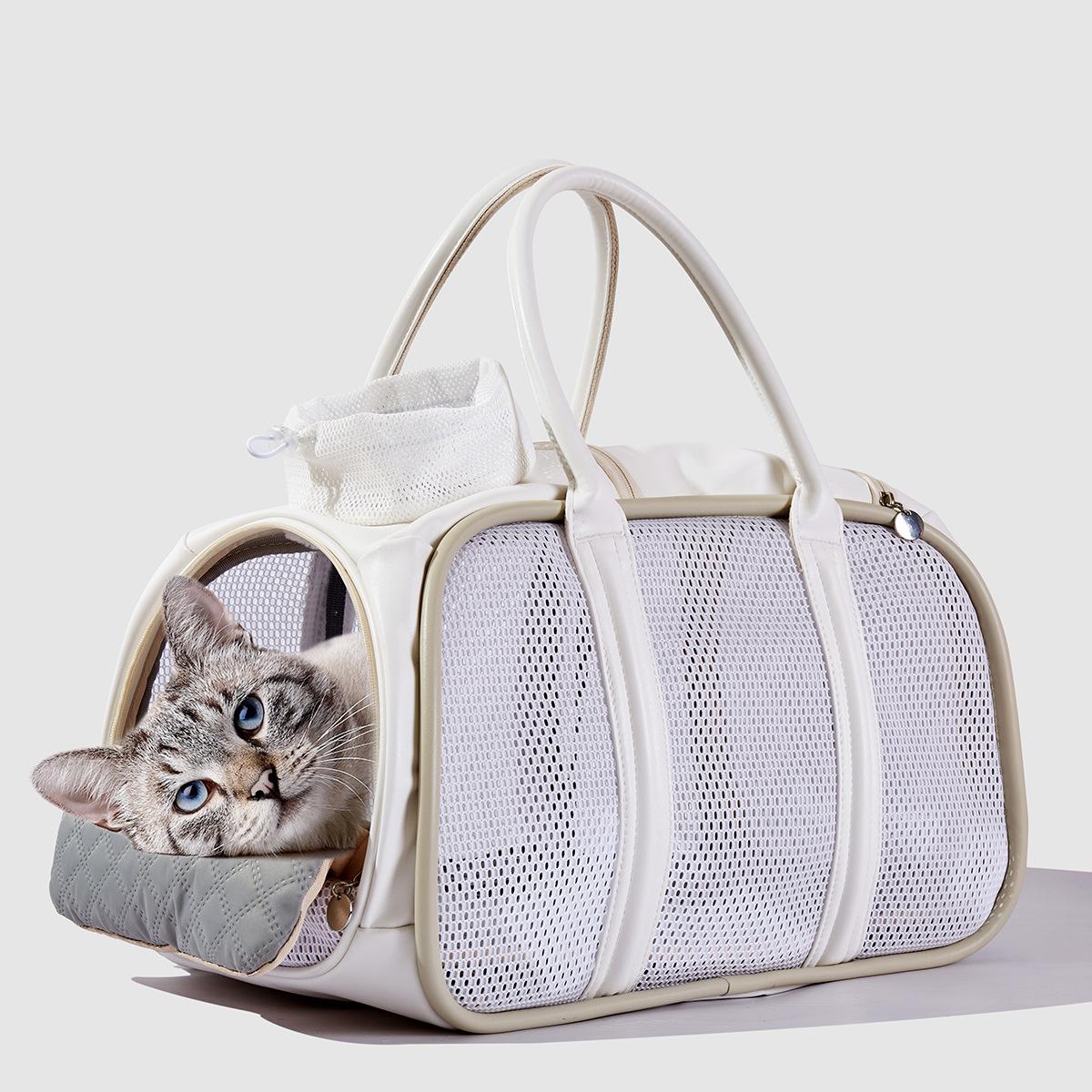 FHH-010 Mesh Breathable Cat Carrier Bag Pet Travel Portable Large Capacity Tote Bag Type A
FHH-010 Mesh Breathable Cat Carrier Bag Pet Travel Portable Large Capacity Tote Bag Type A