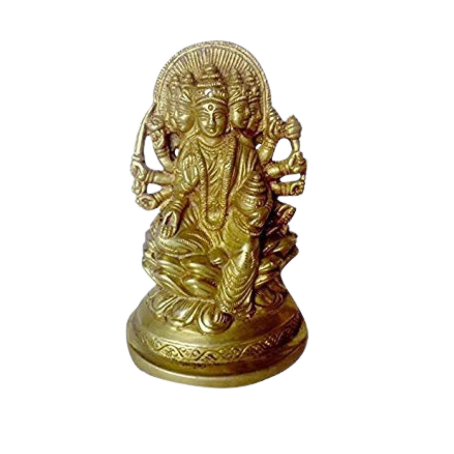 Ashtadhatu Brass Made Gayatri Mata Idol, Goddess Gayatri Maa Idol, Size - 20 Cm
Ashtadhatu Brass Made Gayatri Mata Idol, Goddess Gayatri Maa Idol, Size - 20 Cm