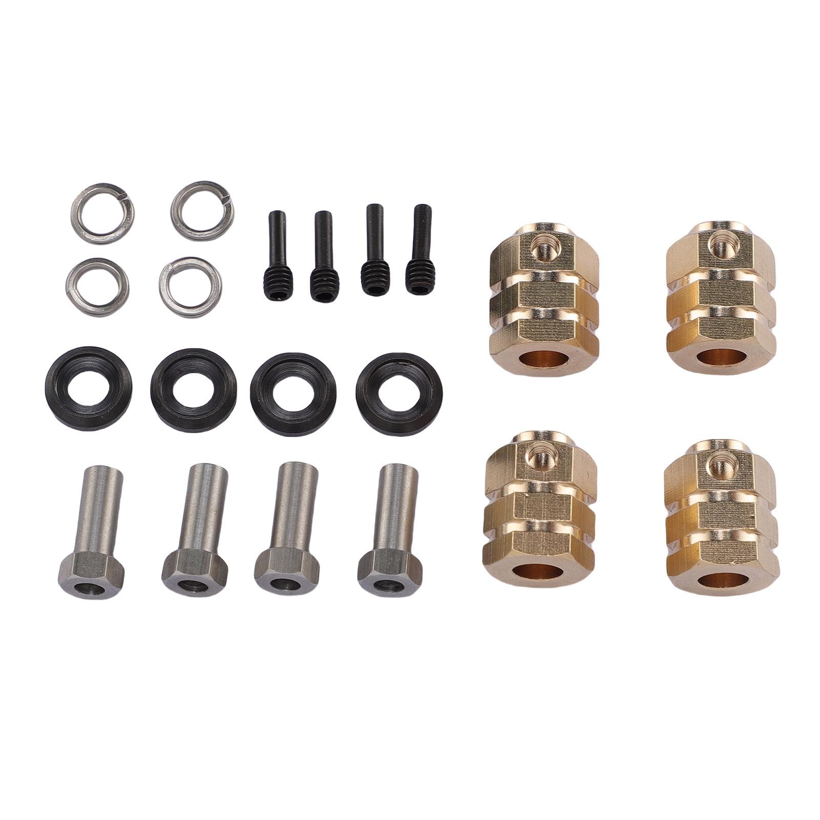 RC Car Wheel Hex Hub Extension 15mm Brass Wheel Spacer Hex Hub Drive Adapter for 110 RC Car
RC Car Wheel Hex Hub Extension 15mm Brass Wheel Spacer Hex Hub Drive Adapter for 110 RC Car