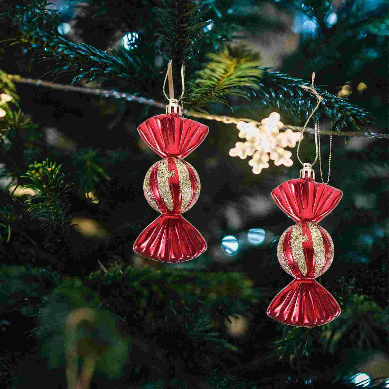 3 Pcs Christmas Window Lights Decorations Candy Pendant Ornament Hanging Tinsel Plastic Candies for Craft Tree 11X5X4CM червоний
3 Pcs Christmas Window Lights Decorations Candy Pendant Ornament Hanging Tinsel Plastic Candies for Craft Tree 11X5X4CM червоний