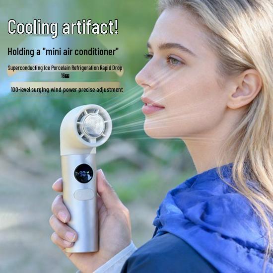2026 High-Speed USB Mini Fan with Cooling Elbow Ice Pack and Digital Display Champagne Color
2026 High-Speed USB Mini Fan with Cooling Elbow Ice Pack and Digital Display Champagne Color