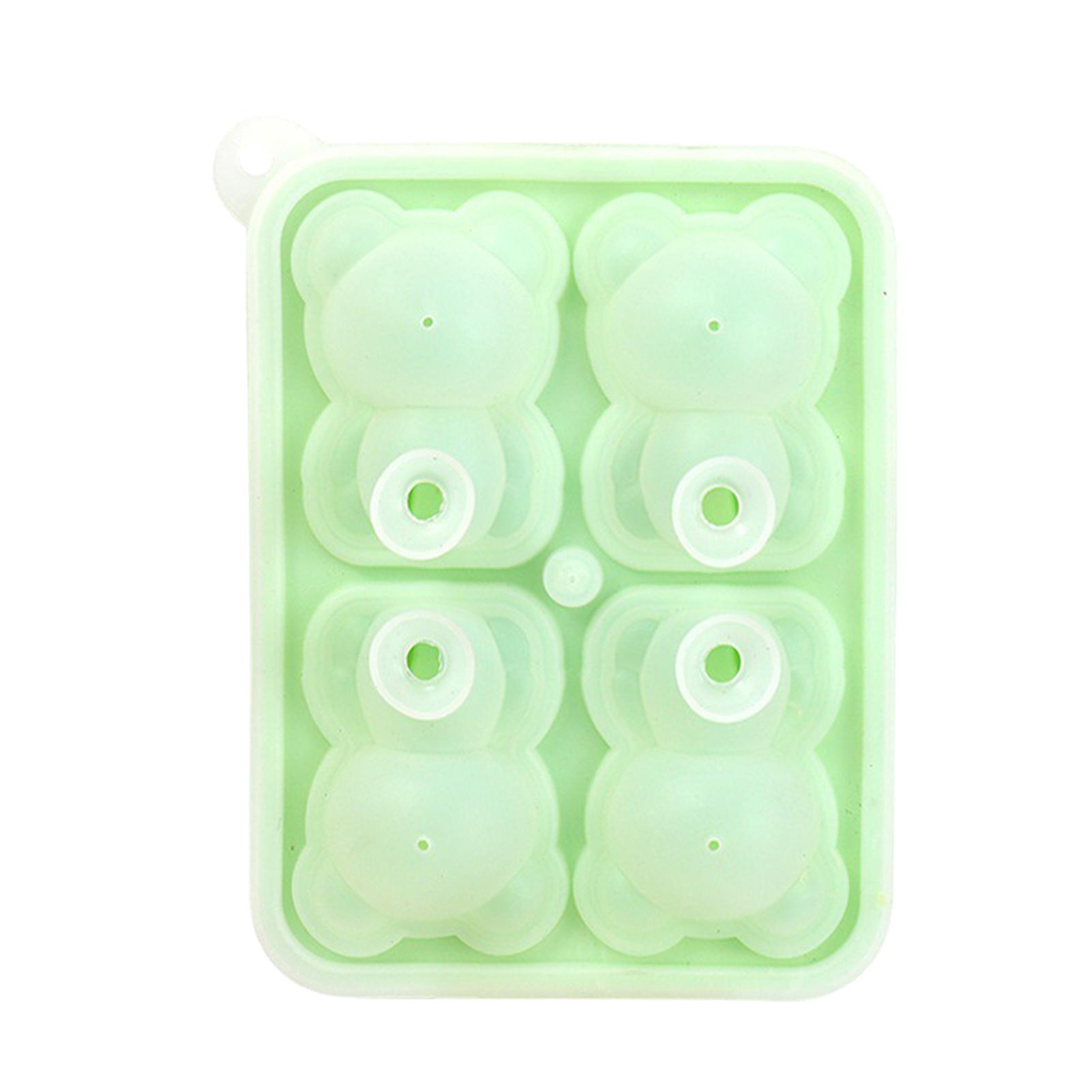 Little Bear Shape Ice Mold 4 Grids Silicone Ice Block Mould for Making Ice Cream Cake Candle green
Little Bear Shape Ice Mold 4 Grids Silicone Ice Block Mould for Making Ice Cream Cake Candle green