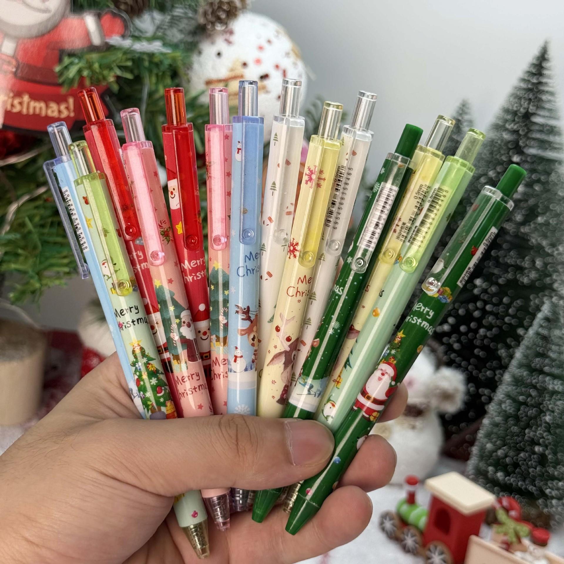 10Pcs Christmas -Themed Retractable Ballpoint Pens - Multicolor Soft Grip Pens with Random Christmas Tree Designs, Fine Point, Ideal for Students and Random style 10Pcs
10Pcs Christmas -Themed Retractable Ballpoint Pens - Multicolor Soft Grip Pens with Random Christmas Tree Designs, Fine Point, Ideal for Students and Random style 10Pcs
