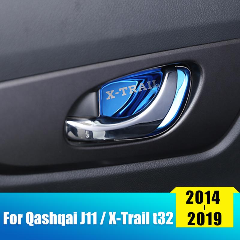 Накладки на внутреннюю дверцу автомобиля из нержавеющей стали для Nissan Qashqai J11 X-trail X trail Xtrail T32 2014 -
Накладки на внутреннюю дверцу автомобиля из нержавеющей стали для Nissan Qashqai J11 X-trail X trail Xtrail T32 2014 -