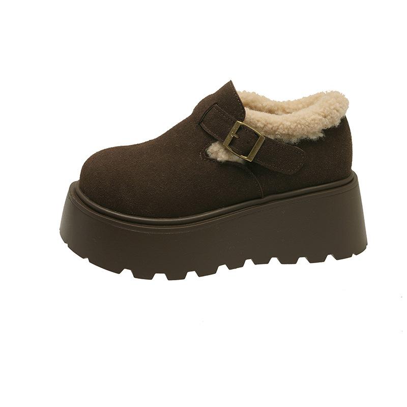 Fashion Women s Ankle Boots 2025 New Winter Plush Warm Suede Design High Heel Botas Mujer Casual Slip-on Non-Slip Thick-soled Snow Boots 38
Fashion Women s Ankle Boots 2025 New Winter Plush Warm Suede Design High Heel Botas Mujer Casual Slip-on Non-Slip Thick-soled Snow Boots 38