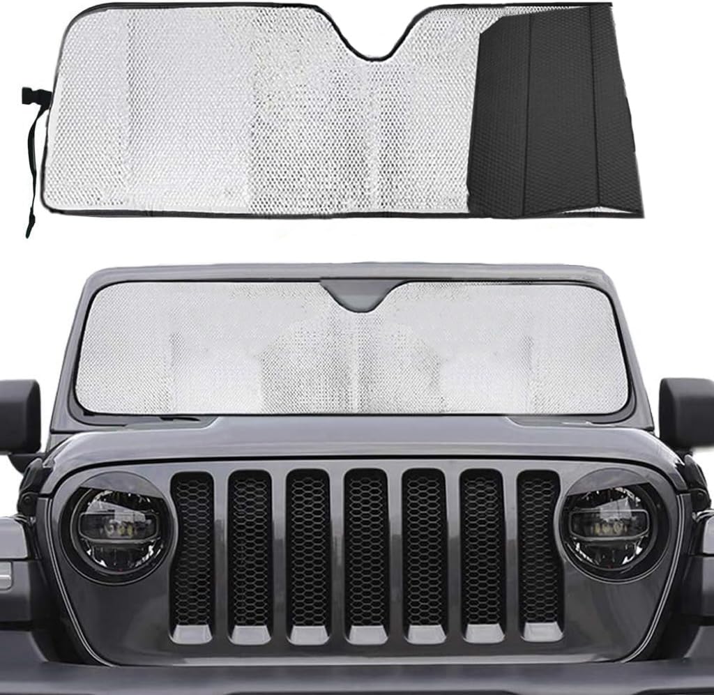 Big Ant Windshield Sun Shade for Jeep Wrangler TJ JK JL Gladiator JT Door Block UV Sun Visor Protector Car Sunshade Keeps Your Car Cool Car Window
Big Ant Windshield Sun Shade for Jeep Wrangler TJ JK JL Gladiator JT Door Block UV Sun Visor Protector Car Sunshade Keeps Your Car Cool Car Window
