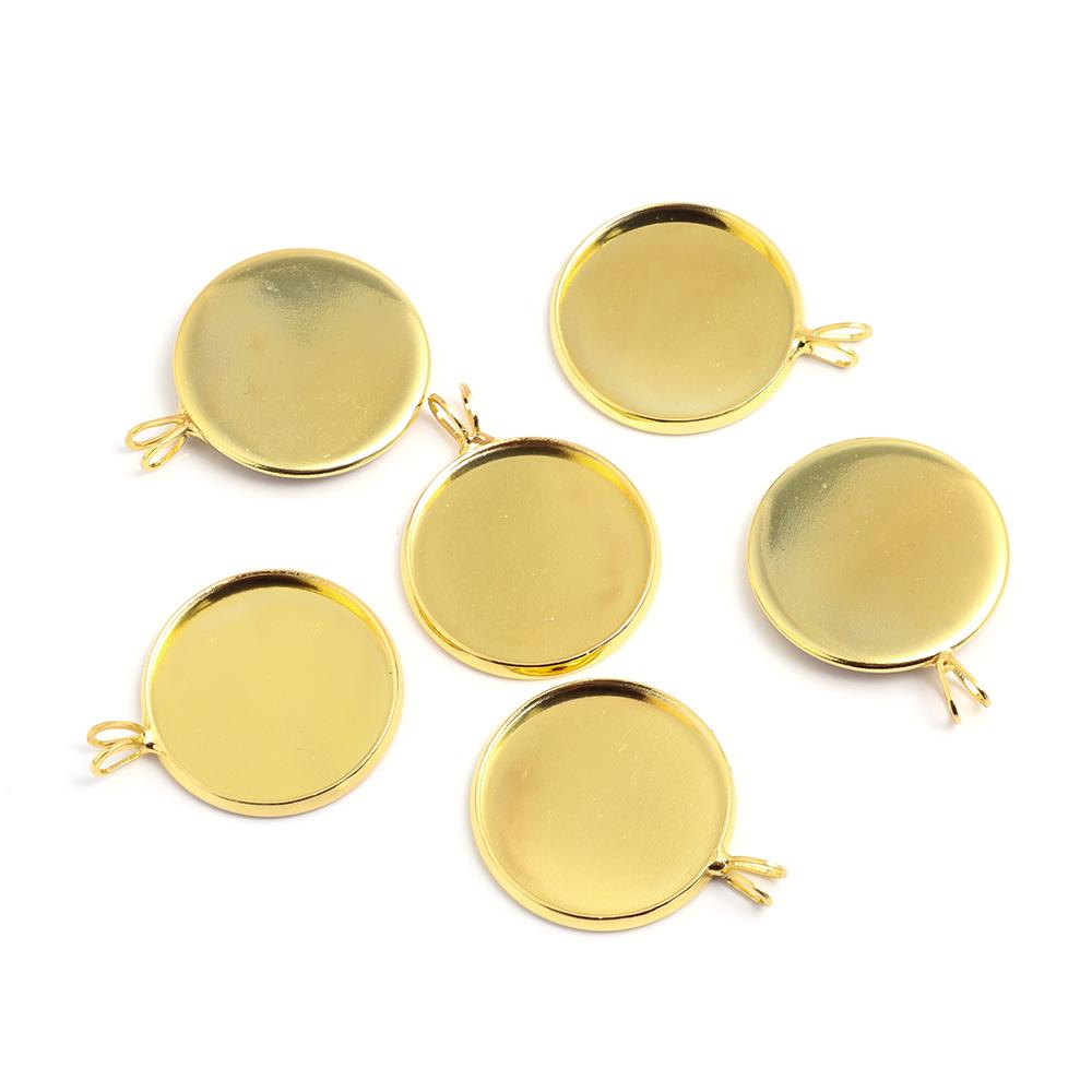 5Pcs/Lot 10-20mm Copper Round Pendant Cabochon Base Setting Tray Blank Charms For DIY Jewelry Making Necklaces Accessories 10mm золотий
5Pcs/Lot 10-20mm Copper Round Pendant Cabochon Base Setting Tray Blank Charms For DIY Jewelry Making Necklaces Accessories 10mm золотий