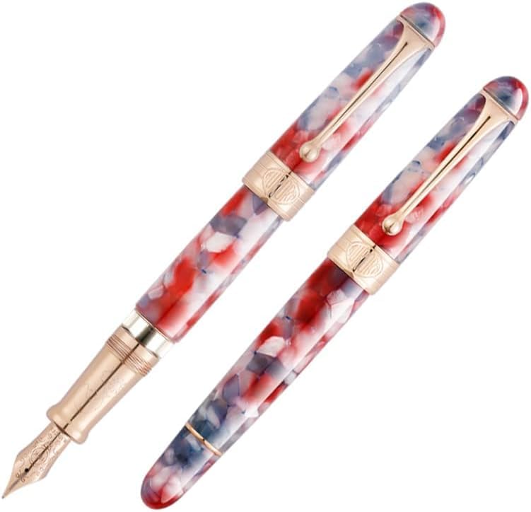 AURORA Fountain Pen Limited 88 Fuji Sakura FUJI Red Blue Stone PGT 18K Inhalation Type Medium Point M 808-PSK-M
AURORA Fountain Pen Limited 88 Fuji Sakura FUJI Red Blue Stone PGT 18K Inhalation Type Medium Point M 808-PSK-M