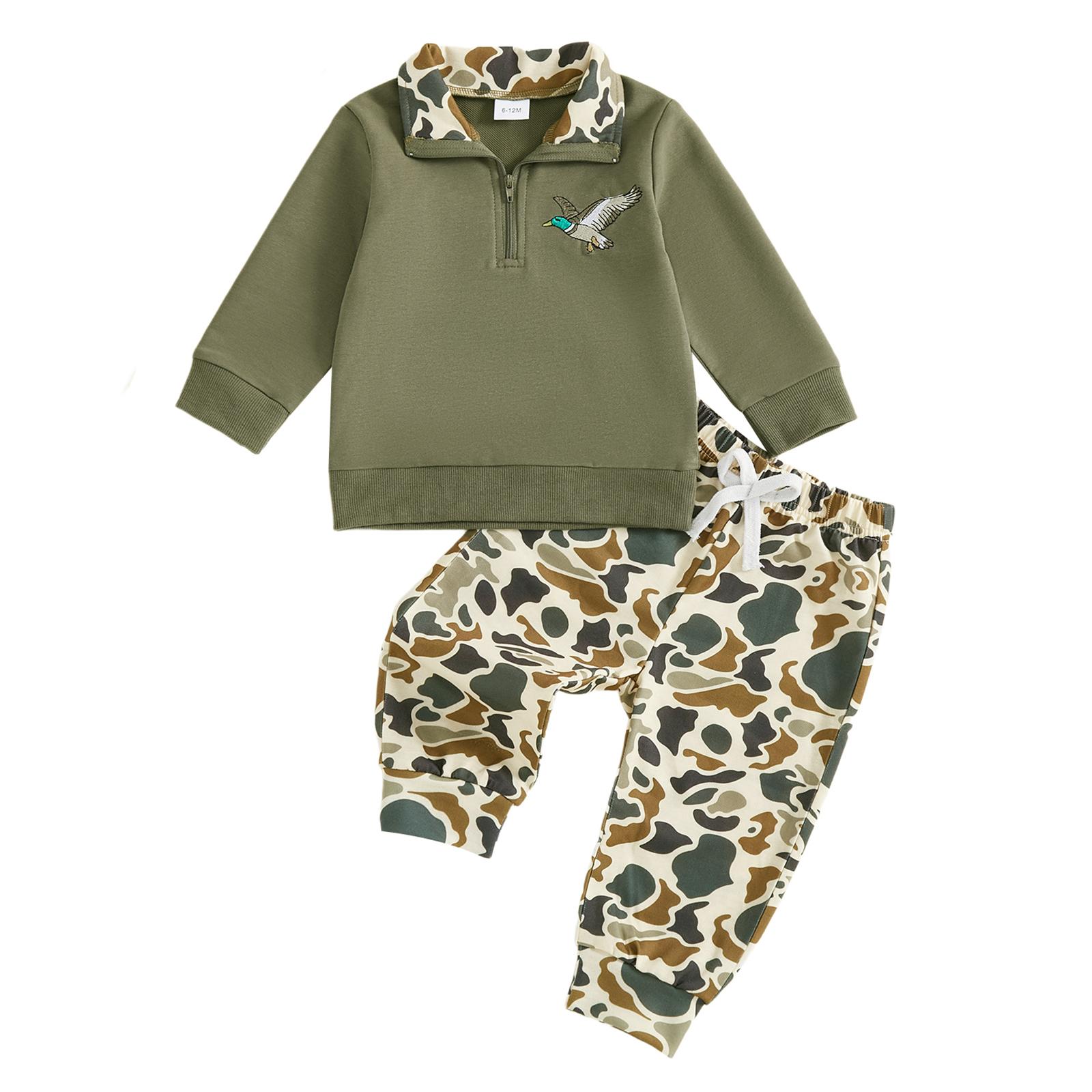 Toddler Boy Fall Outfits Half Zip Long Sleeve Animal Print Pullover Elastic Waist Solid Pants 2 Pcs Set 6-12M зелёный
Toddler Boy Fall Outfits Half Zip Long Sleeve Animal Print Pullover Elastic Waist Solid Pants 2 Pcs Set 6-12M зелёный