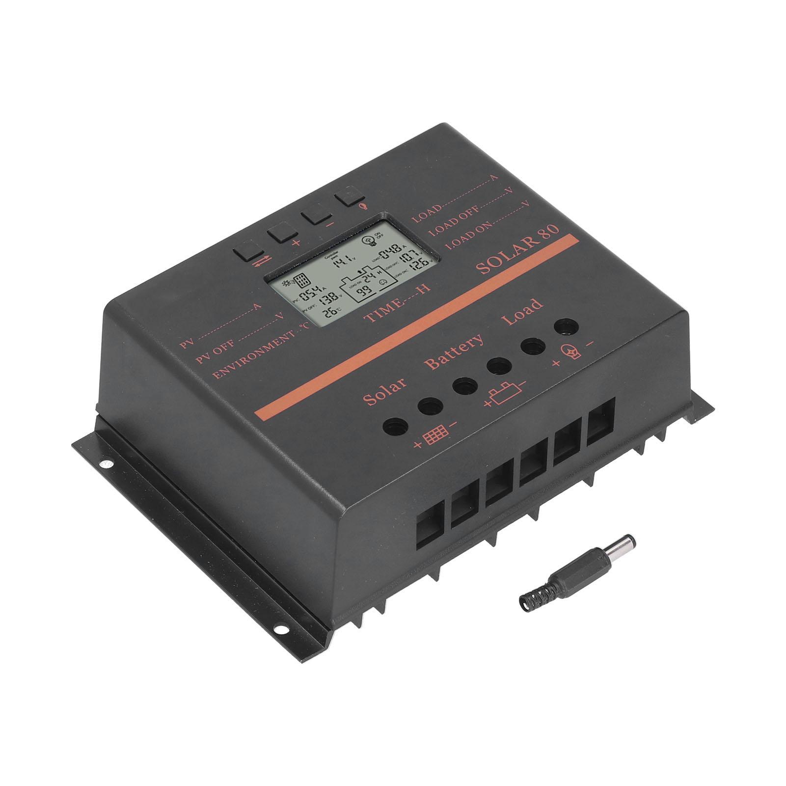 Контроллер заряда солнечной батареи PWM 80A 12V/24V USB прочный фотоэлектрический солнечный контроллер для домашнего использования
Контроллер заряда солнечной батареи PWM 80A 12V/24V USB прочный фотоэлектрический солнечный контроллер для домашнего использования