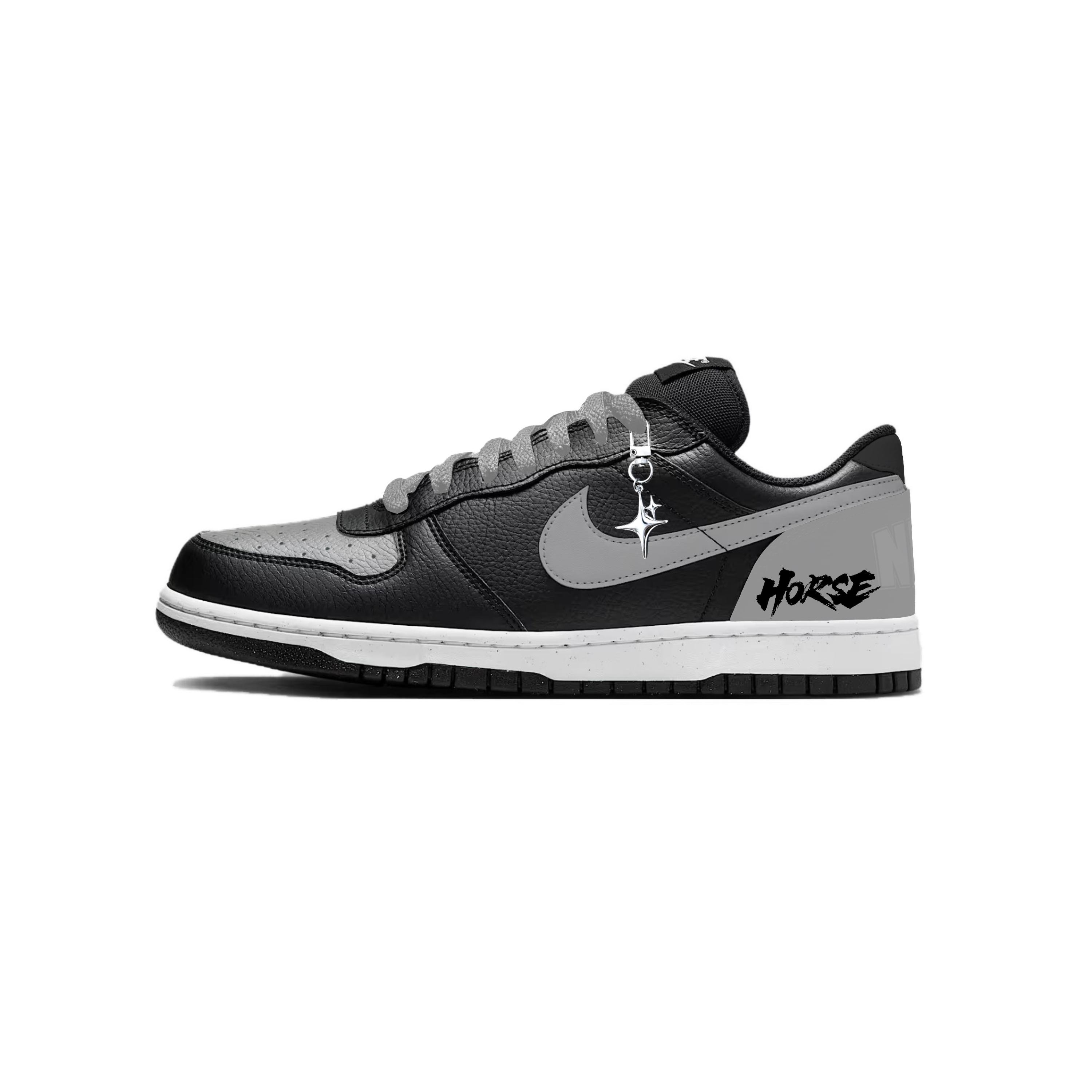 Nike Dunk Low top Skateboard Shoes Men s Gray Black 355152-016(Team1597-) 43
Nike Dunk Low top Skateboard Shoes Men s Gray Black 355152-016(Team1597-) 43