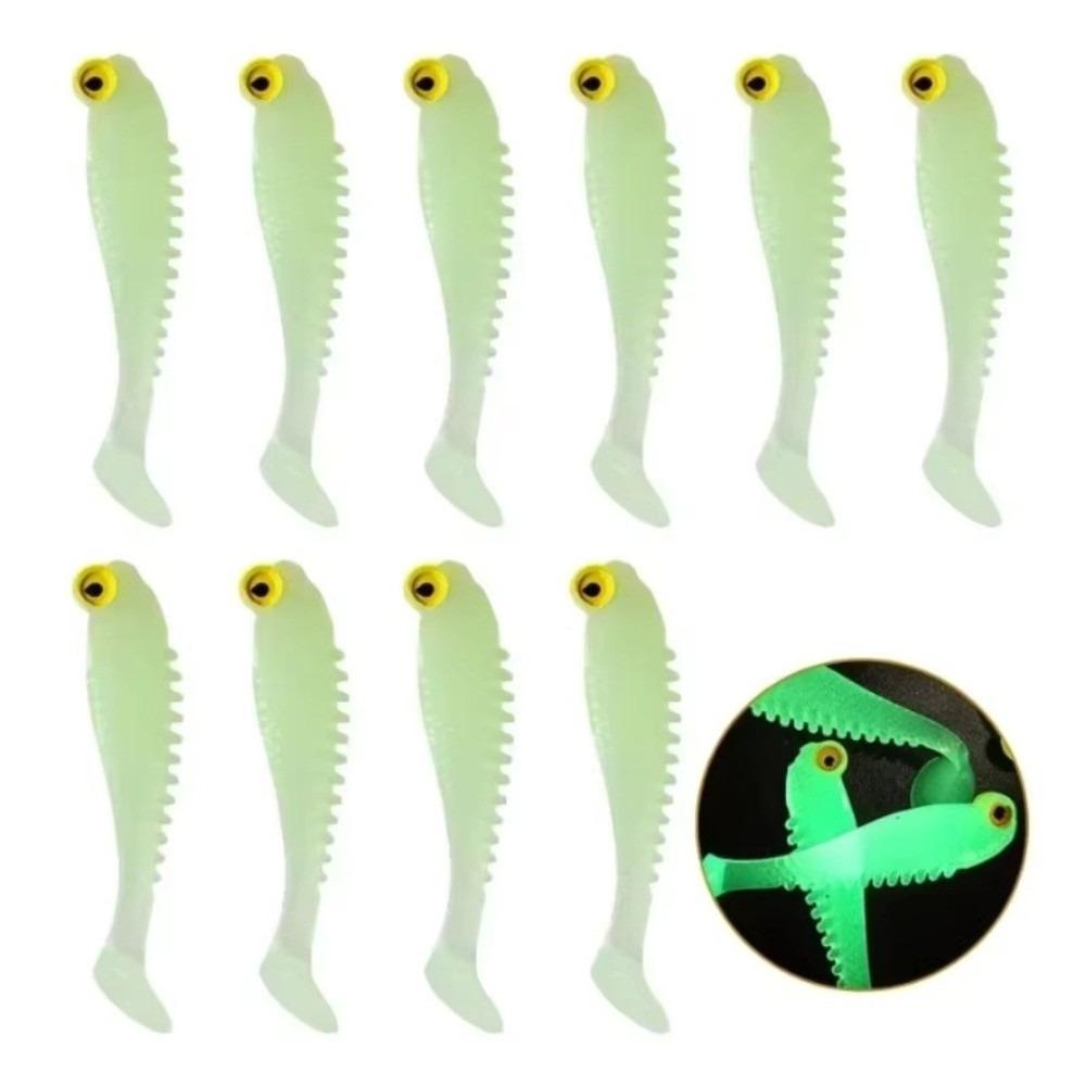 20 Pcs 5.5cm 7cm Fishing Lures T Tail Worm Lure Soft Small Artificial Wobblers Swimbaits Bait Jig Bass Fishing Tackle Outdoors 5.5cm1.2g 20PCS зелёный
20 Pcs 5.5cm 7cm Fishing Lures T Tail Worm Lure Soft Small Artificial Wobblers Swimbaits Bait Jig Bass Fishing Tackle Outdoors 5.5cm1.2g 20PCS зелёный