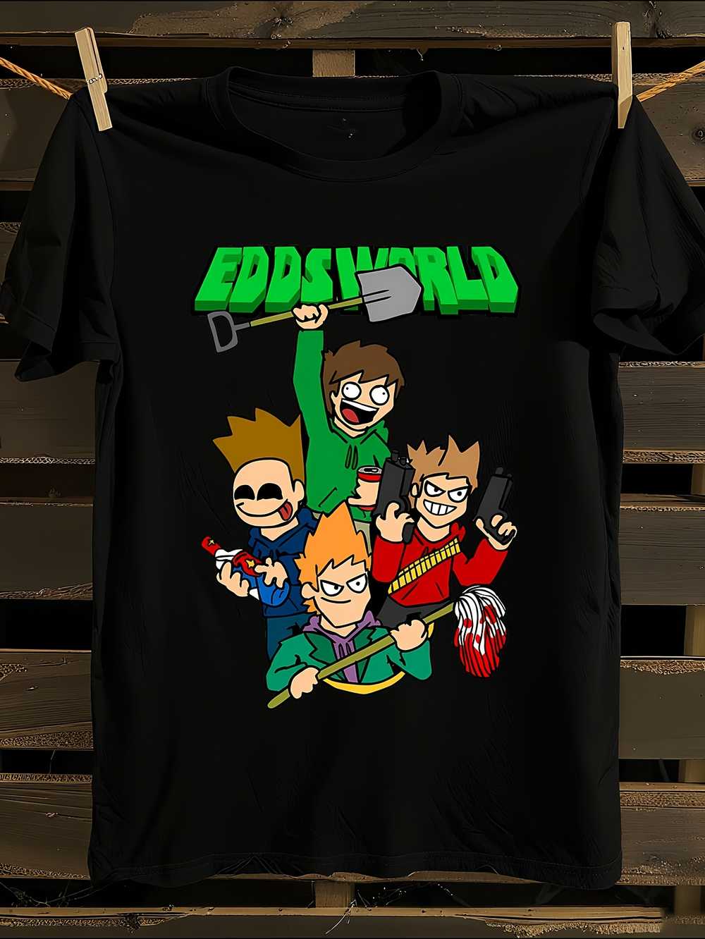 Eddsworld TV Series Anime Graphic T-Shirt Mens Tshirt Womens Tshirts with Letters Print Short Sleeves T-Shirt Casual Street Tee Shirt Top XXL
Eddsworld TV Series Anime Graphic T-Shirt Mens Tshirt Womens Tshirts with Letters Print Short Sleeves T-Shirt Casual Street Tee Shirt Top XXL