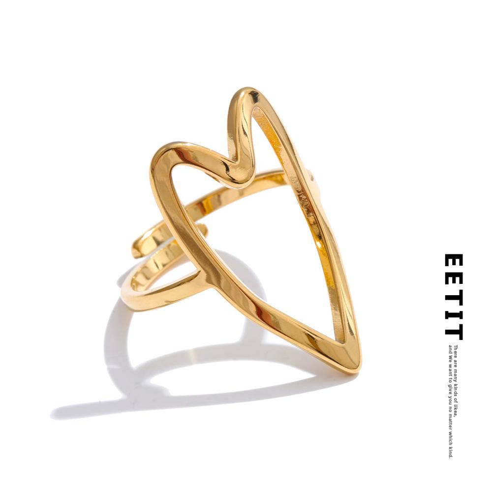 Eetit 2025 Minimalist Stainless Steel Hollow Heart Adjustable Ring 18K Golden Plated Tarnish Resistant Metal Popular Jewelry 7 срібний
Eetit 2025 Minimalist Stainless Steel Hollow Heart Adjustable Ring 18K Golden Plated Tarnish Resistant Metal Popular Jewelry 7 срібний
