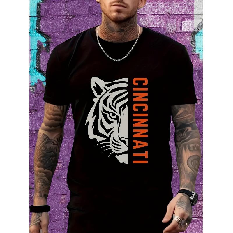 European sizes Men s Cincinnati Football Team Graphic T-Shirt - Fan Apparel with Bold Cincinnati Lettering & Tiger Stripe Logo Design M чёрный
European sizes Men s Cincinnati Football Team Graphic T-Shirt - Fan Apparel with Bold Cincinnati Lettering & Tiger Stripe Logo Design M чёрный