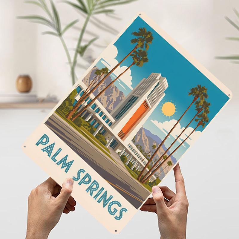 Palm Springs Travel Tinplate Poster Customized Wall Art Vintage Retro Metal Signs for Decoration Living Room Decor Men Wand Deko 7.9x11.8In(20x30cm)
Palm Springs Travel Tinplate Poster Customized Wall Art Vintage Retro Metal Signs for Decoration Living Room Decor Men Wand Deko 7.9x11.8In(20x30cm)