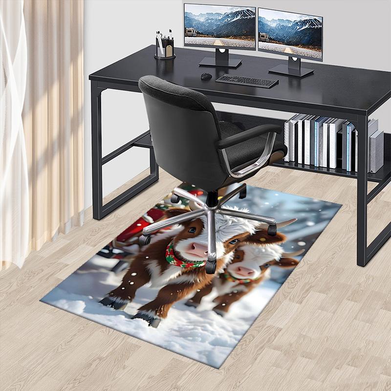 1pc Anime Cow Chair Mat - Festive Gift for Office, Home Decor, Living Room, Bedroom, Game Room - Non-Slip Carpet with Cute Cow Print Design.H100 60cm by 90cm
1pc Anime Cow Chair Mat - Festive Gift for Office, Home Decor, Living Room, Bedroom, Game Room - Non-Slip Carpet with Cute Cow Print Design.H100 60cm by 90cm
