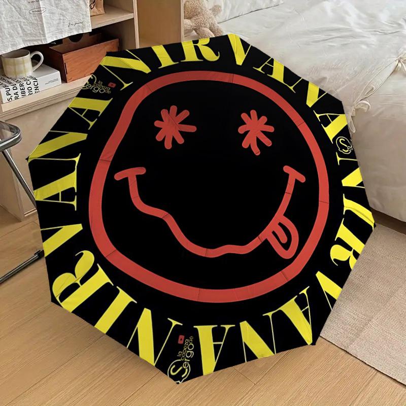 1pc Smiley Automatic Open/Close Umbrella, Lightweight Design for Everyone, Halloween & Christmas Gifts - Ideal for Daily, Formal, Party Use, Formal Ev
1pc Smiley Automatic Open/Close Umbrella, Lightweight Design for Everyone, Halloween & Christmas Gifts - Ideal for Daily, Formal, Party Use, Formal Ev