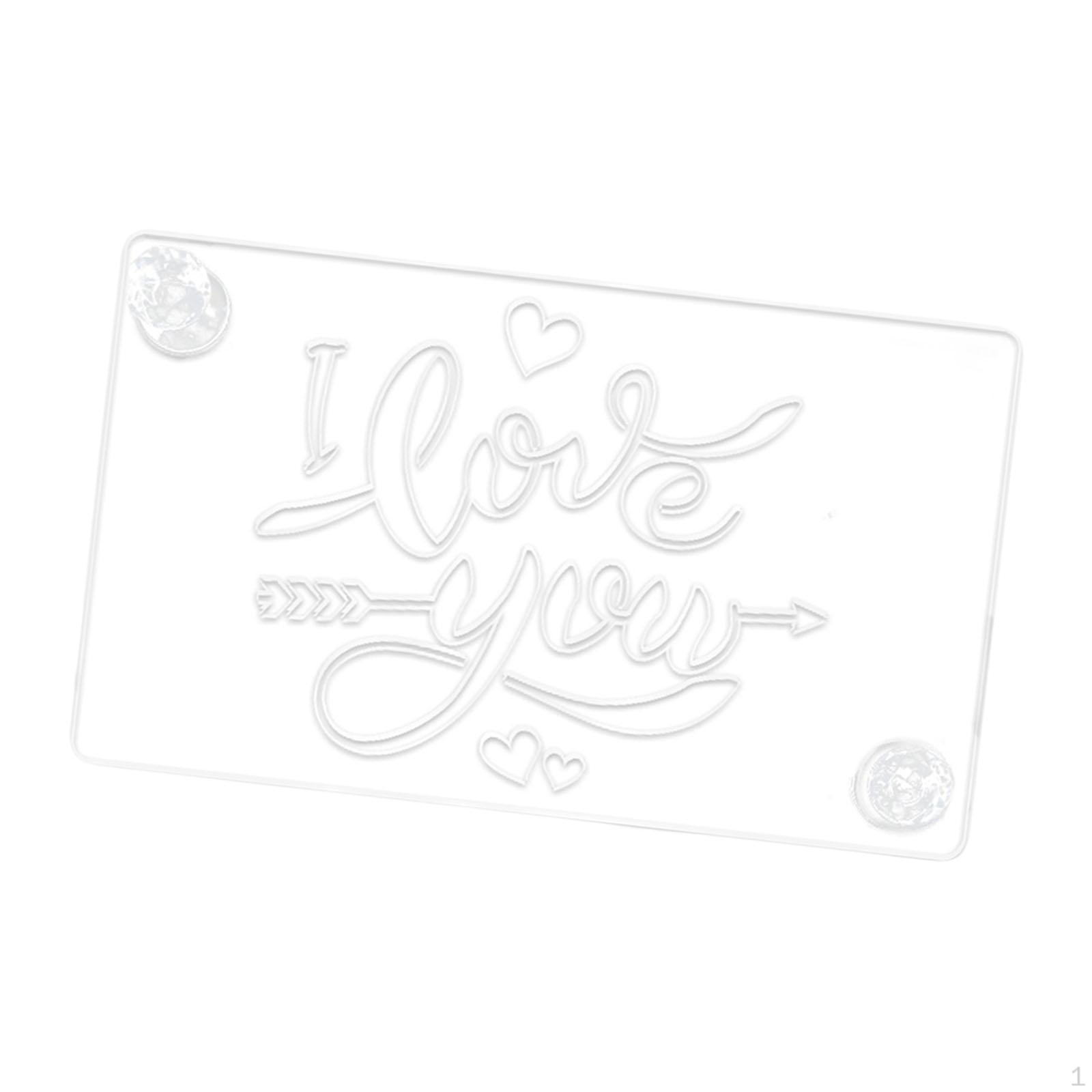 Cake Decoration Stencil Cookie Decorating DIY Acrylic Creative Baking Tool Template for Mousse I love You
Cake Decoration Stencil Cookie Decorating DIY Acrylic Creative Baking Tool Template for Mousse I love You