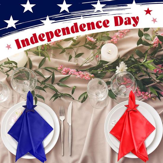 12 Pcs Patriotic Napkin Rings Red White Blue Wooden Star Napkin Rings Reusable 4th of July Memorial Day Cocktail Fabric Holder for Wedding Party 12pcs
12 Pcs Patriotic Napkin Rings Red White Blue Wooden Star Napkin Rings Reusable 4th of July Memorial Day Cocktail Fabric Holder for Wedding Party 12pcs