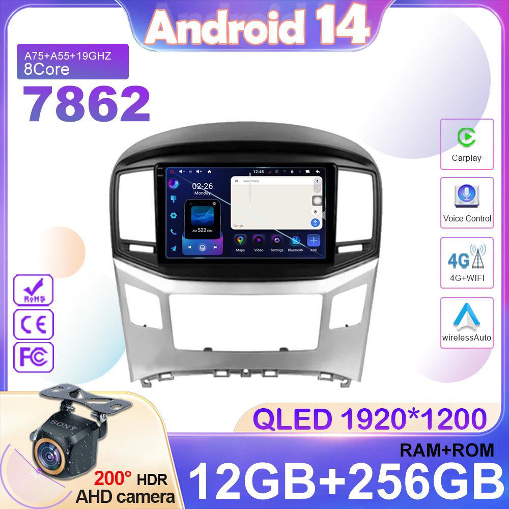 Android 14 для Hyundai H1 II 2 TQ 2015 - 2021 стерео WIFI навигация мультимедиа GPS экран автомагнитола головное устройство Carplay 2 Din DVD
Android 14 для Hyundai H1 II 2 TQ 2015 - 2021 стерео WIFI навигация мультимедиа GPS экран автомагнитола головное устройство Carplay 2 Din DVD