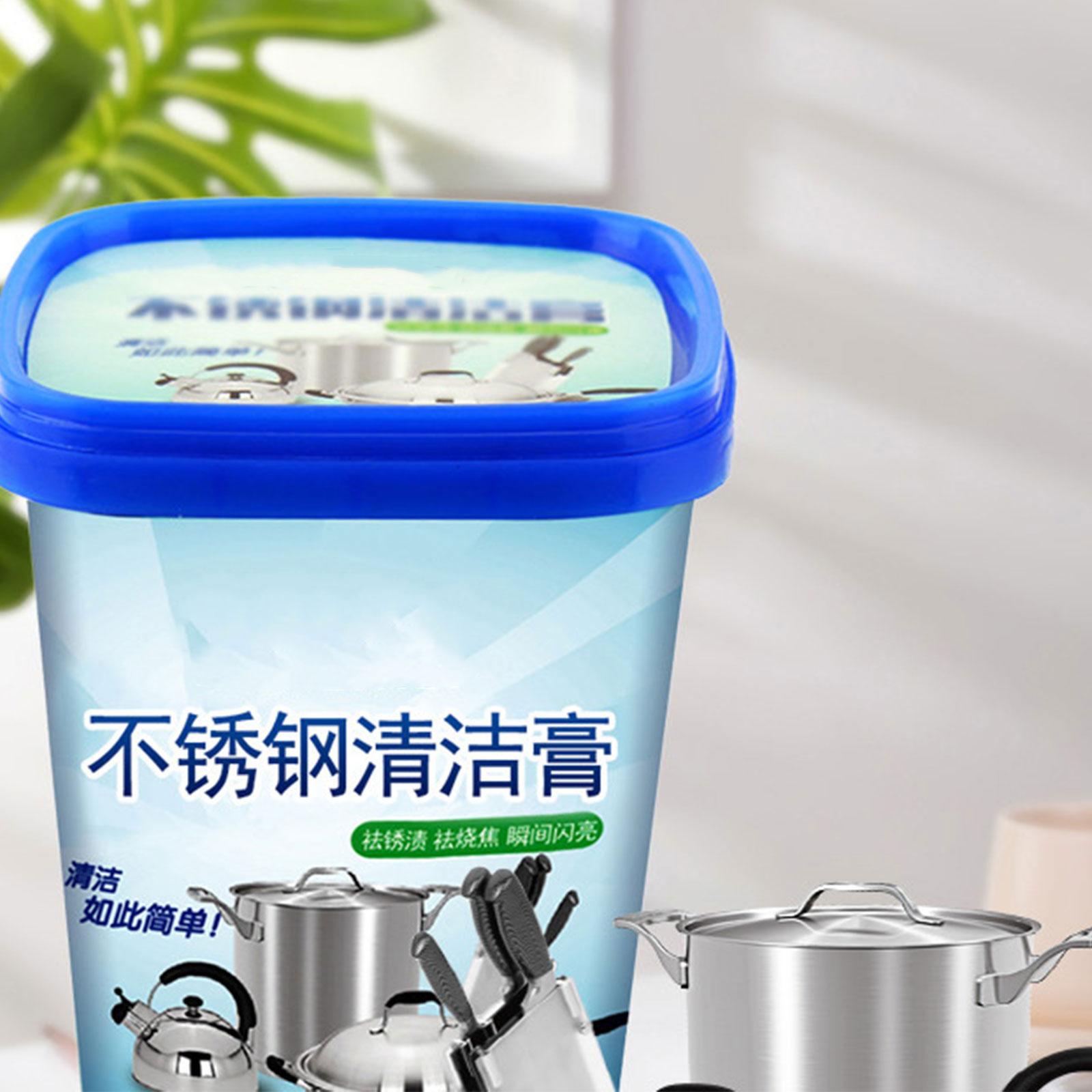 Чистящая паста для кухни, моющая кастрюля, чистящее средство для дезинфекции нижних весов, бытовое моющее средство для посуды из нержавеющей стали
Чистящая паста для кухни, моющая кастрюля, чистящее средство для дезинфекции нижних весов, бытовое моющее средство для посуды из нержавеющей стали