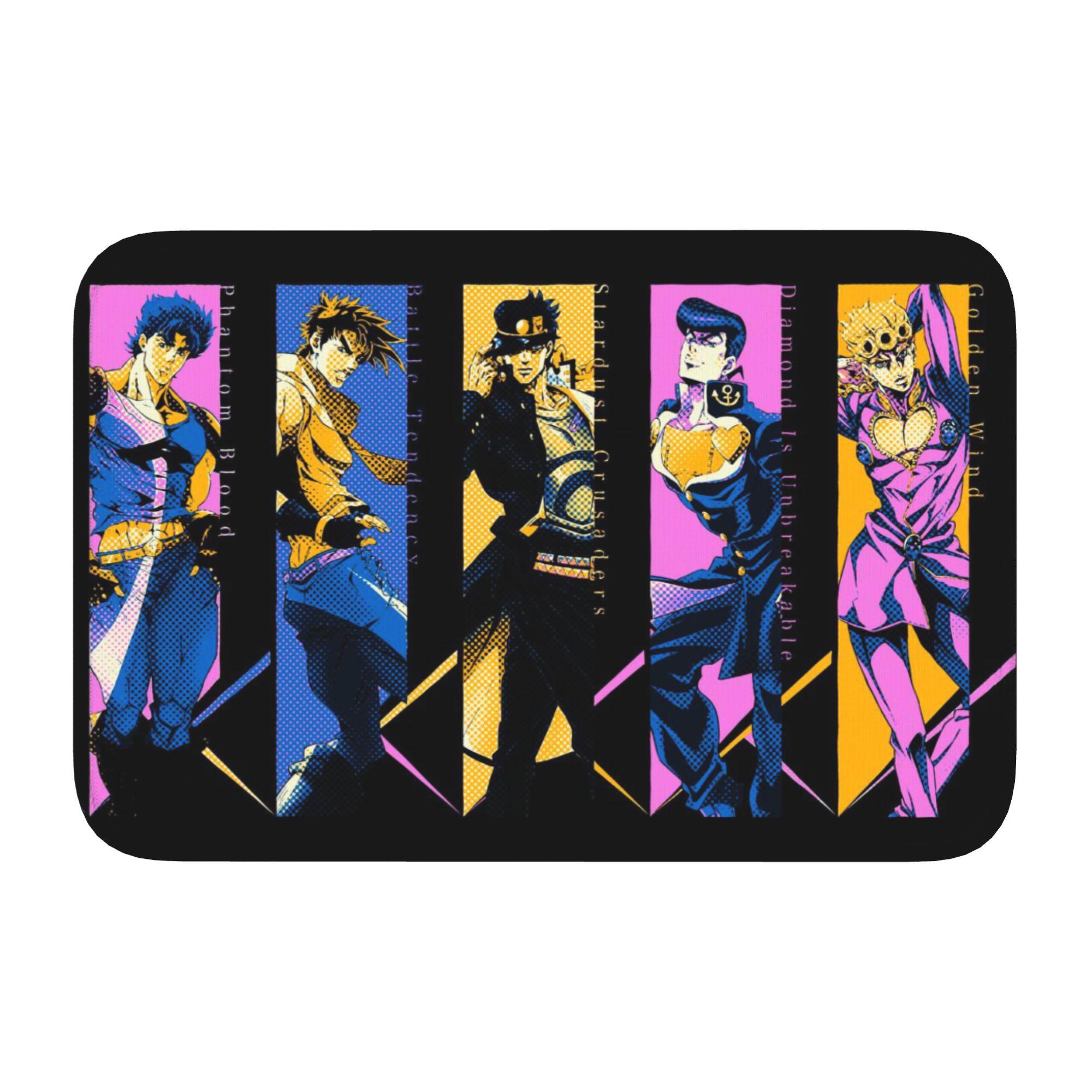 Welcome JoJoes Anime Floor Door Kitchen Bathroom Mat Anti-Slip Outdoor Doormat Garden Living Room Entrance Rug Carpet Footpad 60cm x 90cm
Welcome JoJoes Anime Floor Door Kitchen Bathroom Mat Anti-Slip Outdoor Doormat Garden Living Room Entrance Rug Carpet Footpad 60cm x 90cm