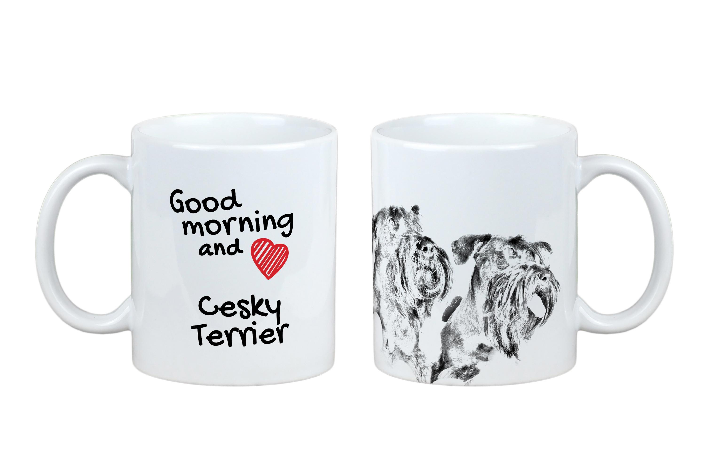 Cesky Terrier, Czech Terrier, Bohemian Terrier - cup with a dog, personalized cup with a print, a classic gift for everyone from the Art-Dog brand білий
Cesky Terrier, Czech Terrier, Bohemian Terrier - cup with a dog, personalized cup with a print, a classic gift for everyone from the Art-Dog brand білий