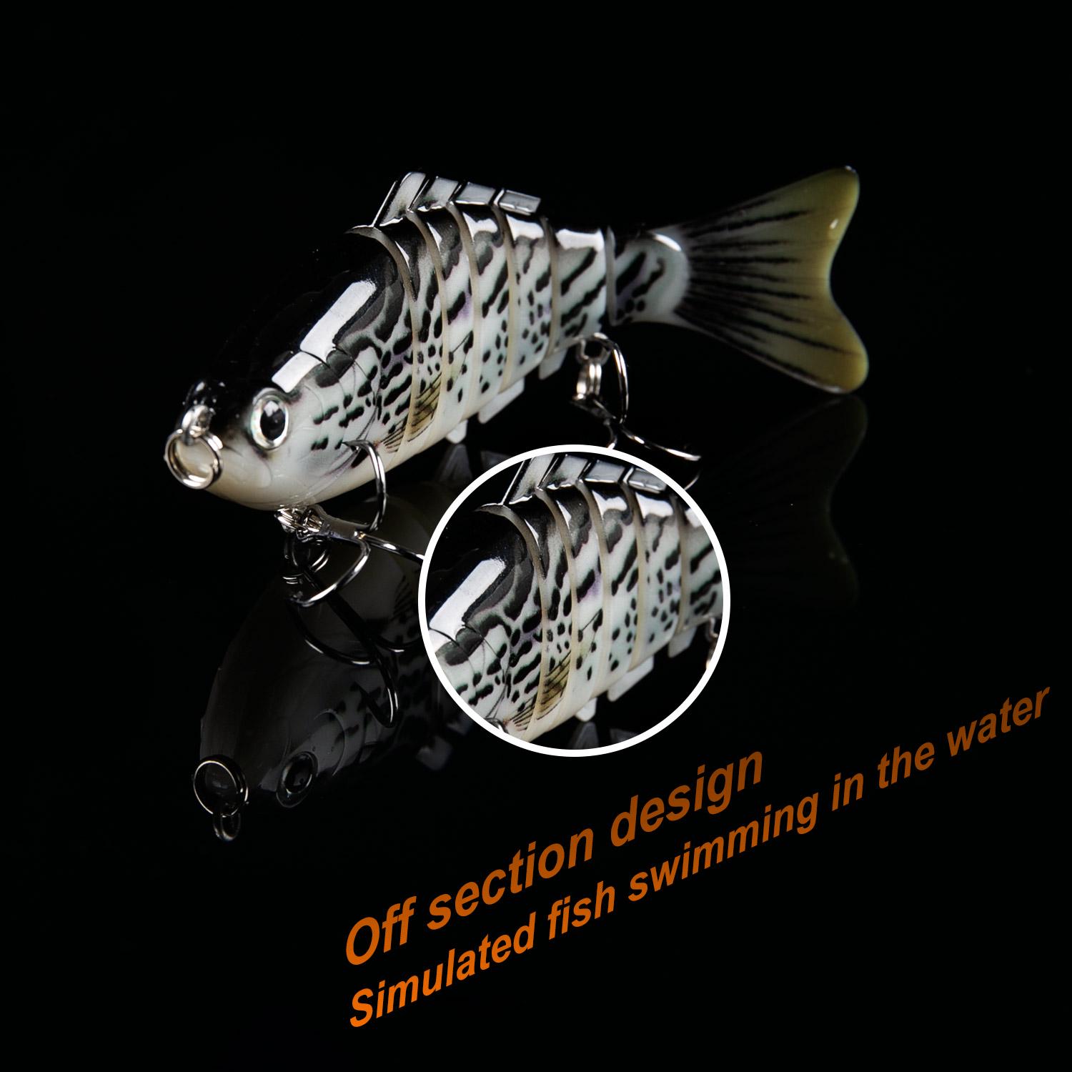 Рыболовная приманка, 5 цветов, жесткая приманка, искусственная приманка, воблеры, 7 сегментов, приманка для плавания, отсадка, воблеры 1 pcs чёрный
Рыболовная приманка, 5 цветов, жесткая приманка, искусственная приманка, воблеры, 7 сегментов, приманка для плавания, отсадка, воблеры 1 pcs чёрный