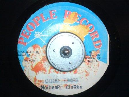 7inch Record NORBERT CLARKE Good Times NONE People Records 1994 Jamaica Reggae Ska Dub Used
7inch Record NORBERT CLARKE Good Times NONE People Records 1994 Jamaica Reggae Ska Dub Used