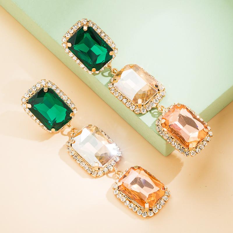 Женские простые длинные серьги-капли из титанового стального сплава, серьги-подвески, красочные квадратные стеклянные хрустальные геометрические украшения для ушей OneSize
Женские простые длинные серьги-капли из титанового стального сплава, серьги-подвески, красочные квадратные стеклянные хрустальные геометрические украшения для ушей OneSize