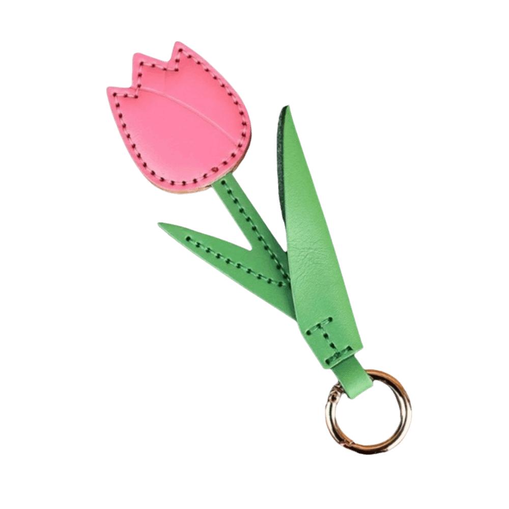 Multi-color Bag Pendant Exquisite Car Keyring Korean Style Tulip Flower Keychain Daily Use рожевий червоний колір
Multi-color Bag Pendant Exquisite Car Keyring Korean Style Tulip Flower Keychain Daily Use рожевий червоний колір