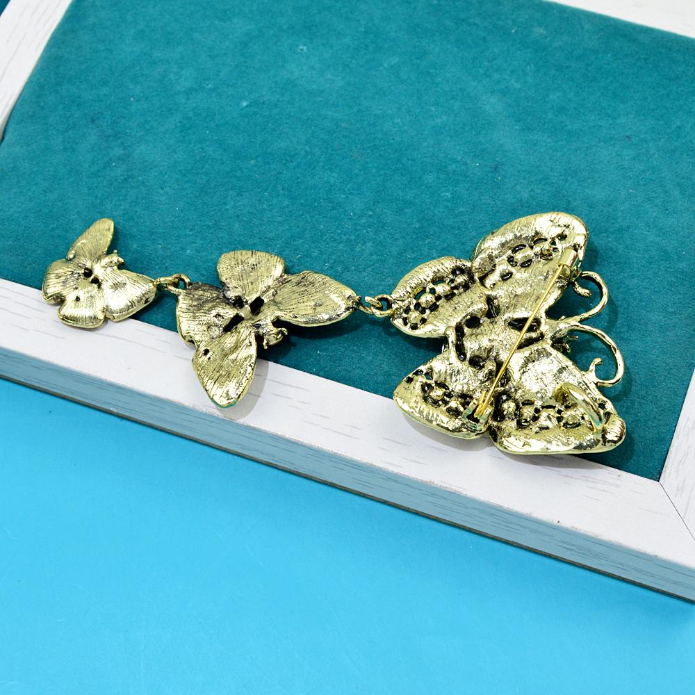 Большие броши-бабочки из кристаллов и страз для женщин, винтажные булавки-подвески в виде насекомых
Большие броши-бабочки из кристаллов и страз для женщин, винтажные булавки-подвески в виде насекомых