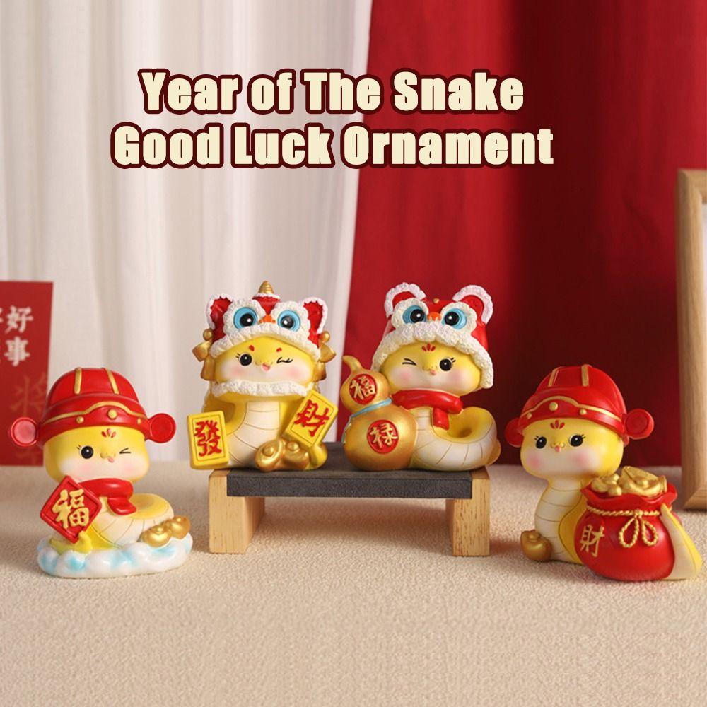 Year of The Snake Cartoon Snake Figurines Creative Miniature Snake Decor Home Decoration Style 4
Year of The Snake Cartoon Snake Figurines Creative Miniature Snake Decor Home Decoration Style 4